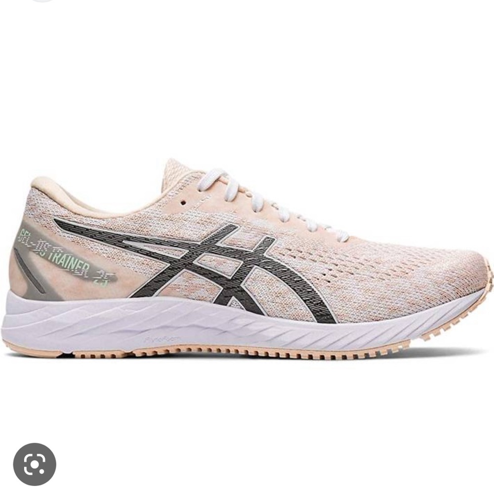 ASICS Women Gel DS Trainer 25 Size 6 White/Gunmetal